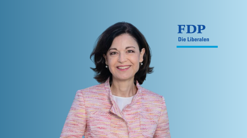 Regine Sauter, FDP, lehnt Kündigungsinitiative ab