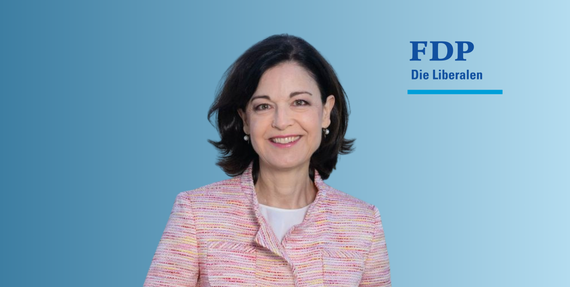 Regine Sauter, FDP, lehnt Kündigungsinitiative ab